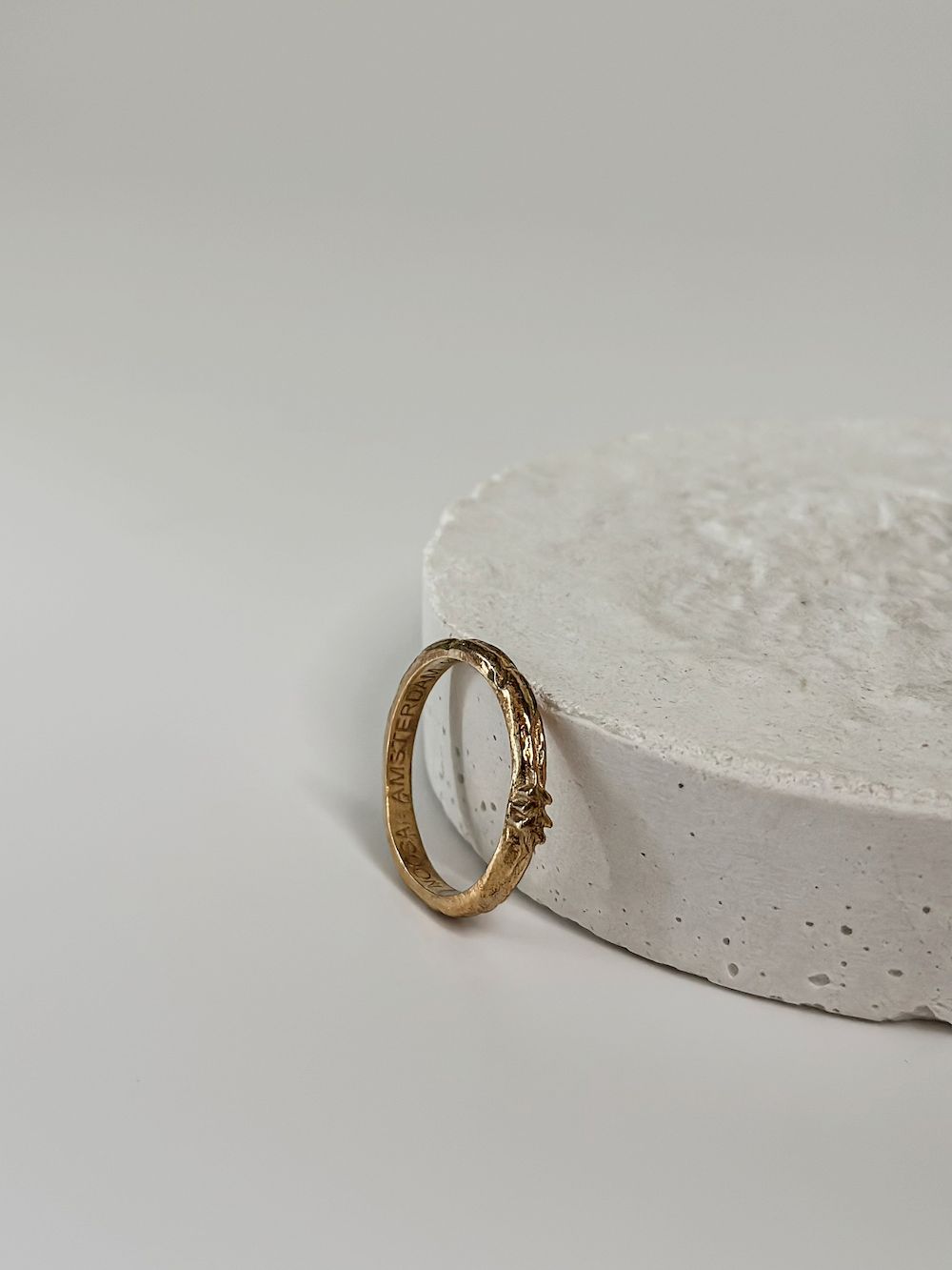 NOOSA Ring Oakleaf Gold-plated Silver