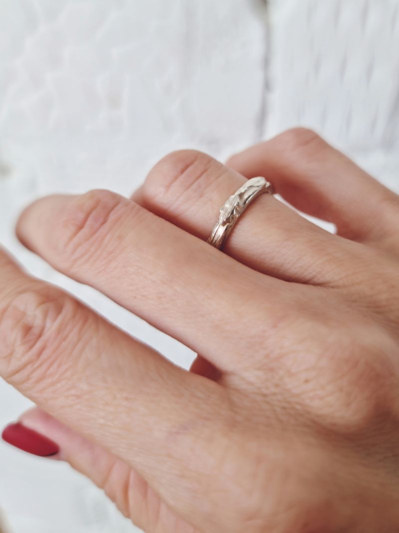 NOOSA Ring Oakleaf Silver