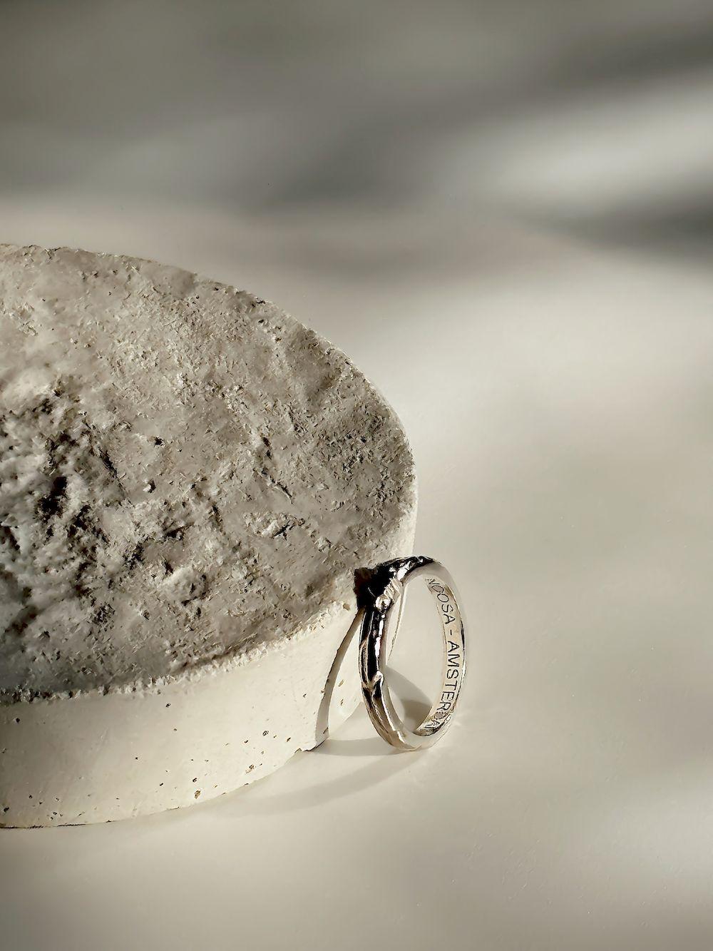 NOOSA Ring Oakleaf Silver