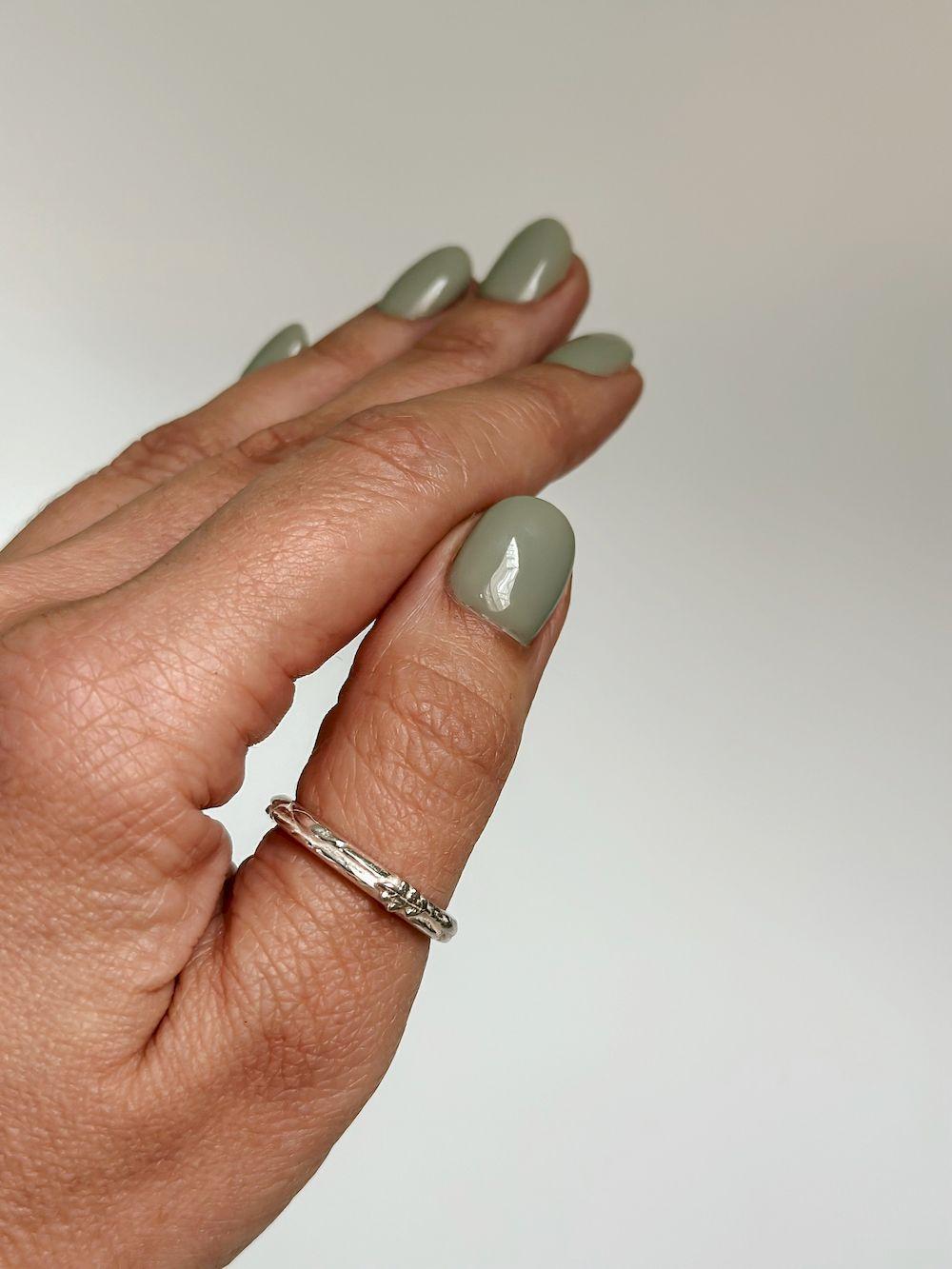 NOOSA Ring Oakleaf silver