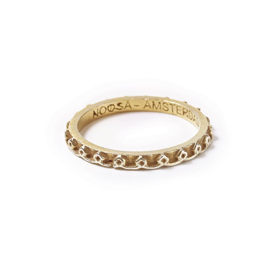 NOOSA Ring Samsara Gold-plated Silver
