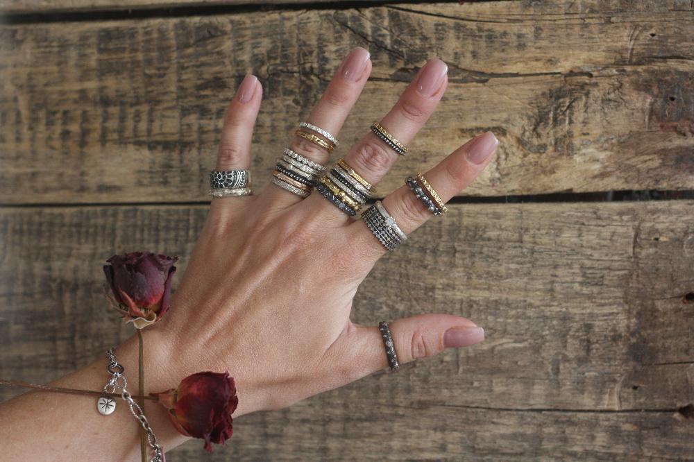 NOOSA Ring Samsara gold-plated silver