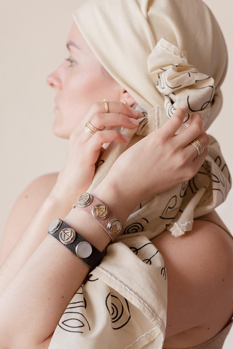 NOOSA Scarf Beige-black Without Chunk®