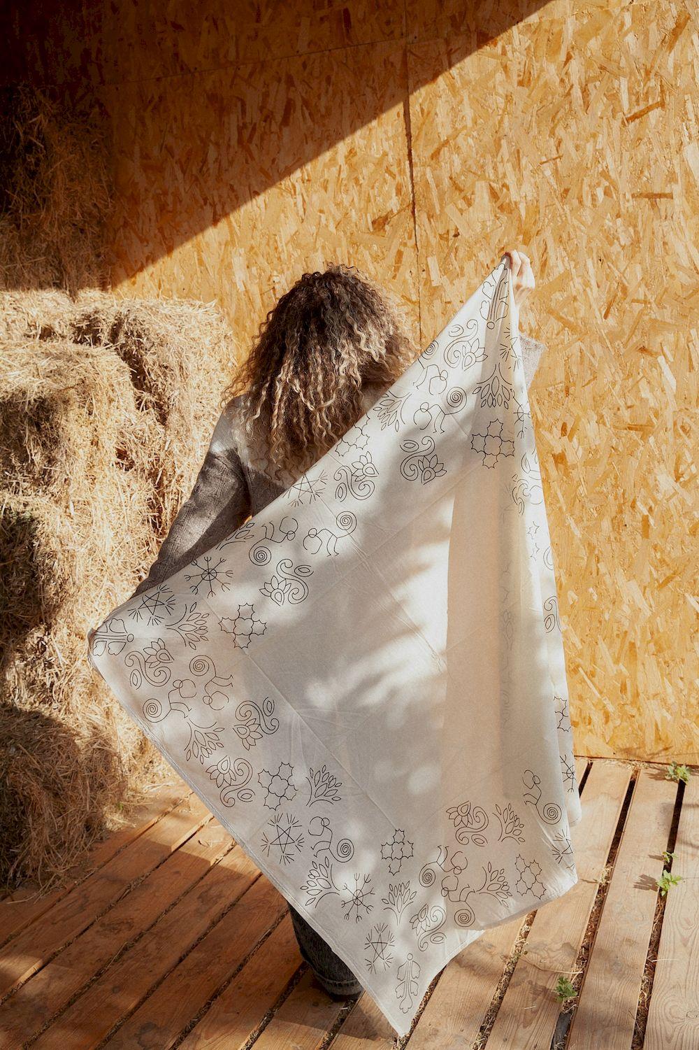 NOOSA Scarf beige-black without chunk®