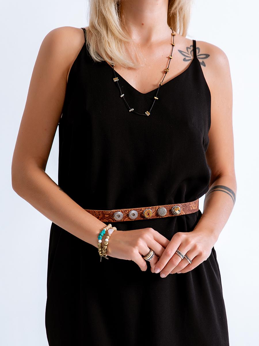 NOOSA Tattoo Narrow Belt Natural