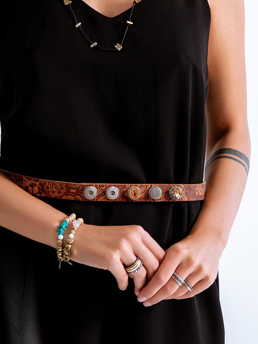 NOOSA Tattoo Narrow Belt Natural