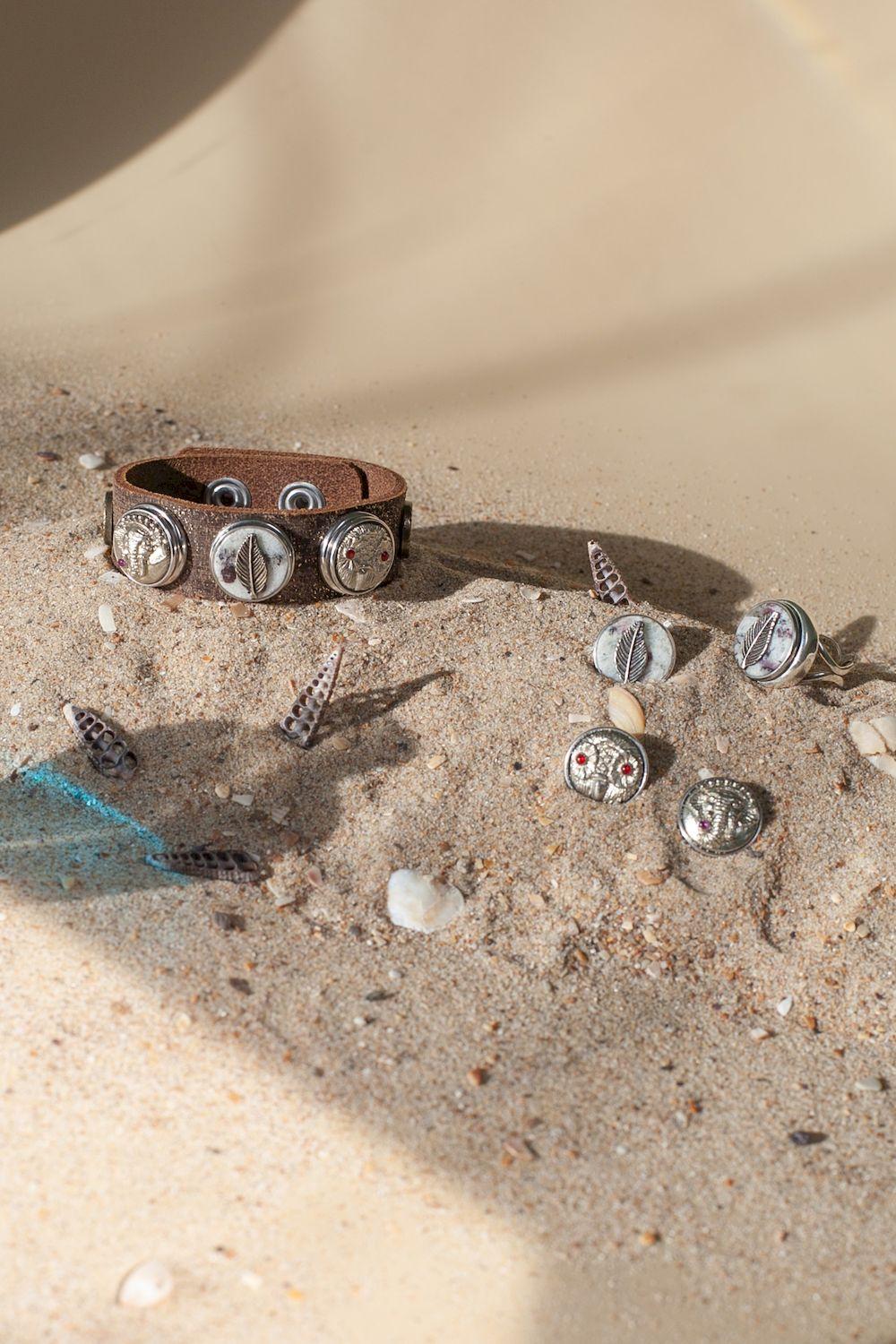 NOOSA Original Danu Bracelet Brown Cork Gold Spark LTD Edition