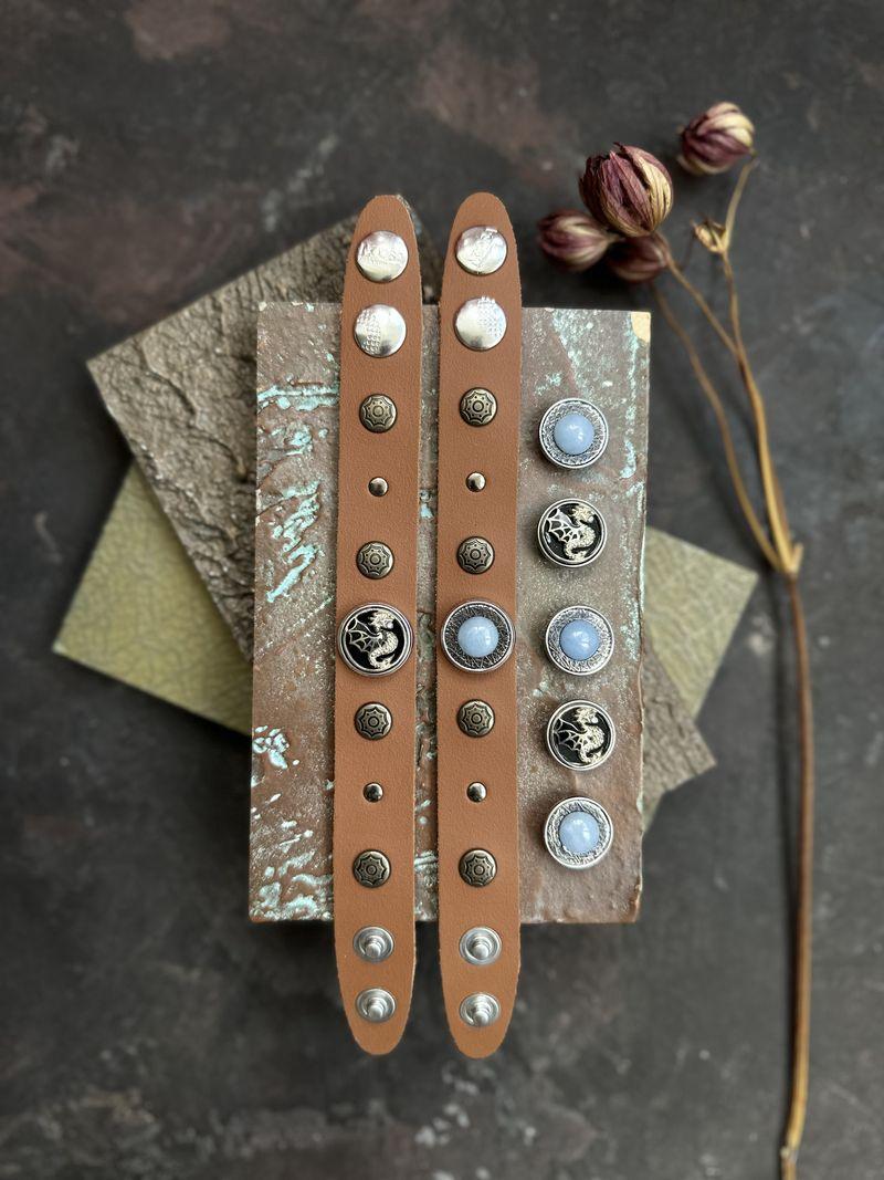 NOOSA Original Devotion studded bracelet LTD edition chestnut