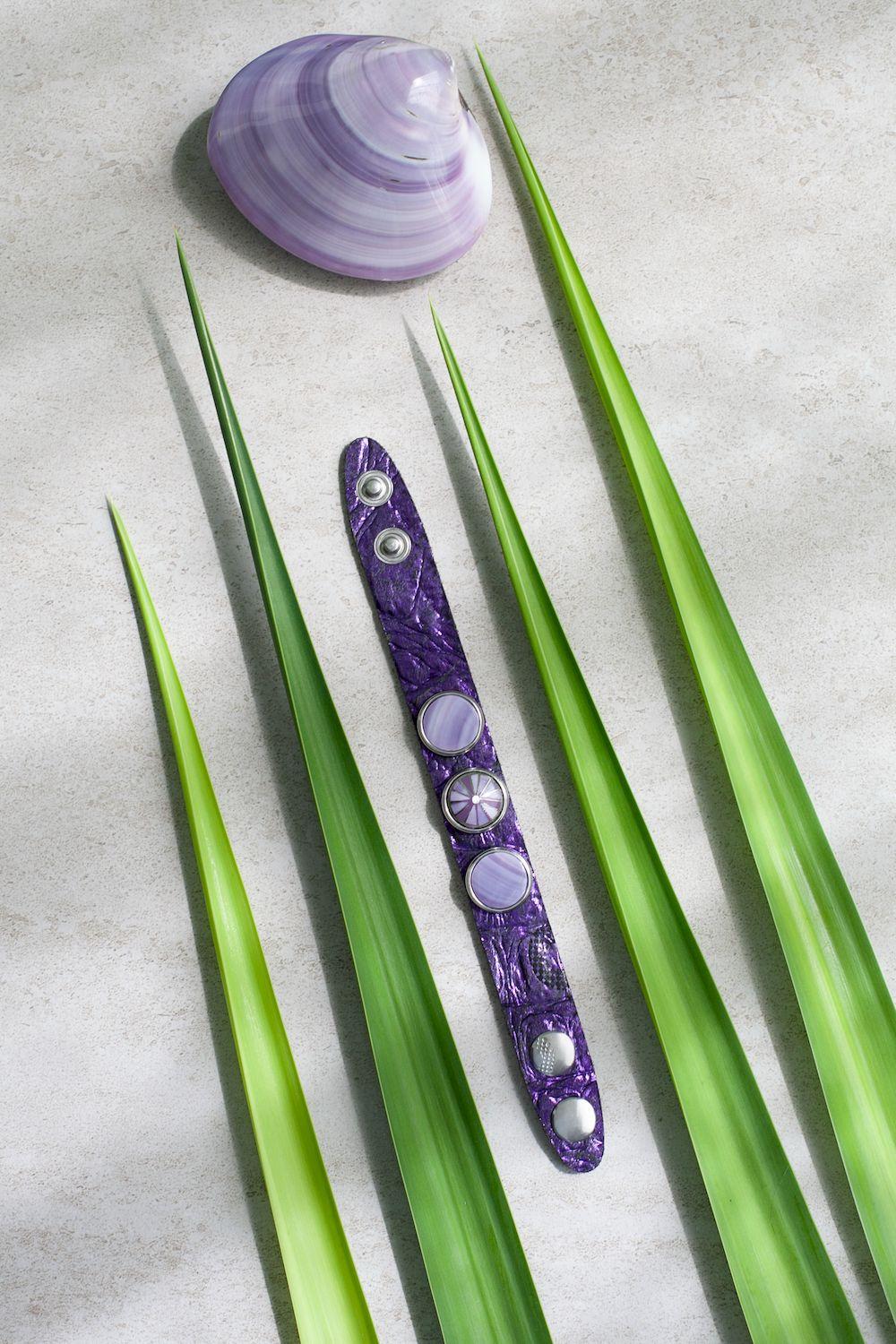 NOOSA Original Naga bracelet LTD edition very peri metallic