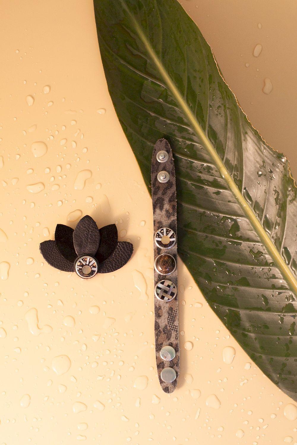 NOOSA Original Savanna Bracelet Grey Leopard LTD Edition