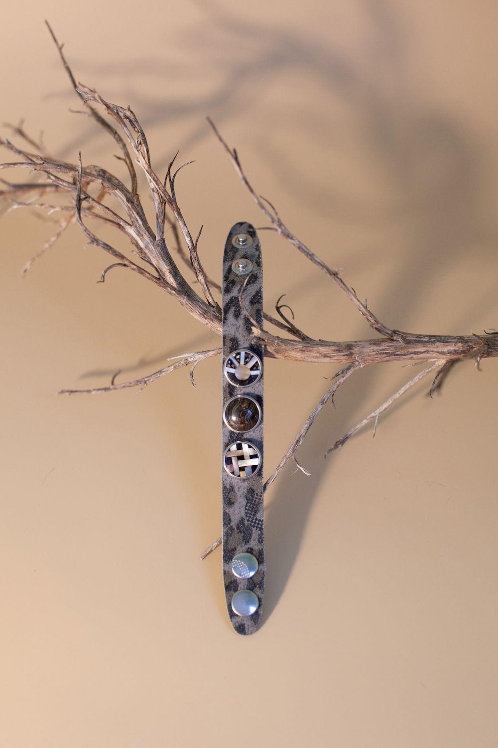 NOOSA Original Savanna bracelet grey leopard LTD edition