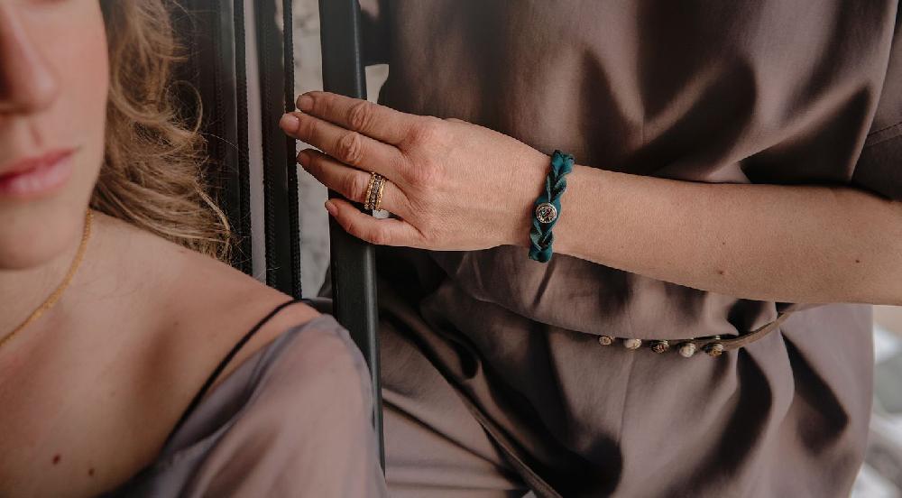 NOOSA Petite Tara Inner Strength bracelet blue sapphire