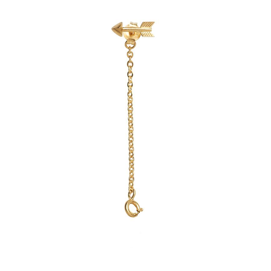 NOOSA Relic Arrow Earstud Chain Gold-plated Silver (price Per Piece)