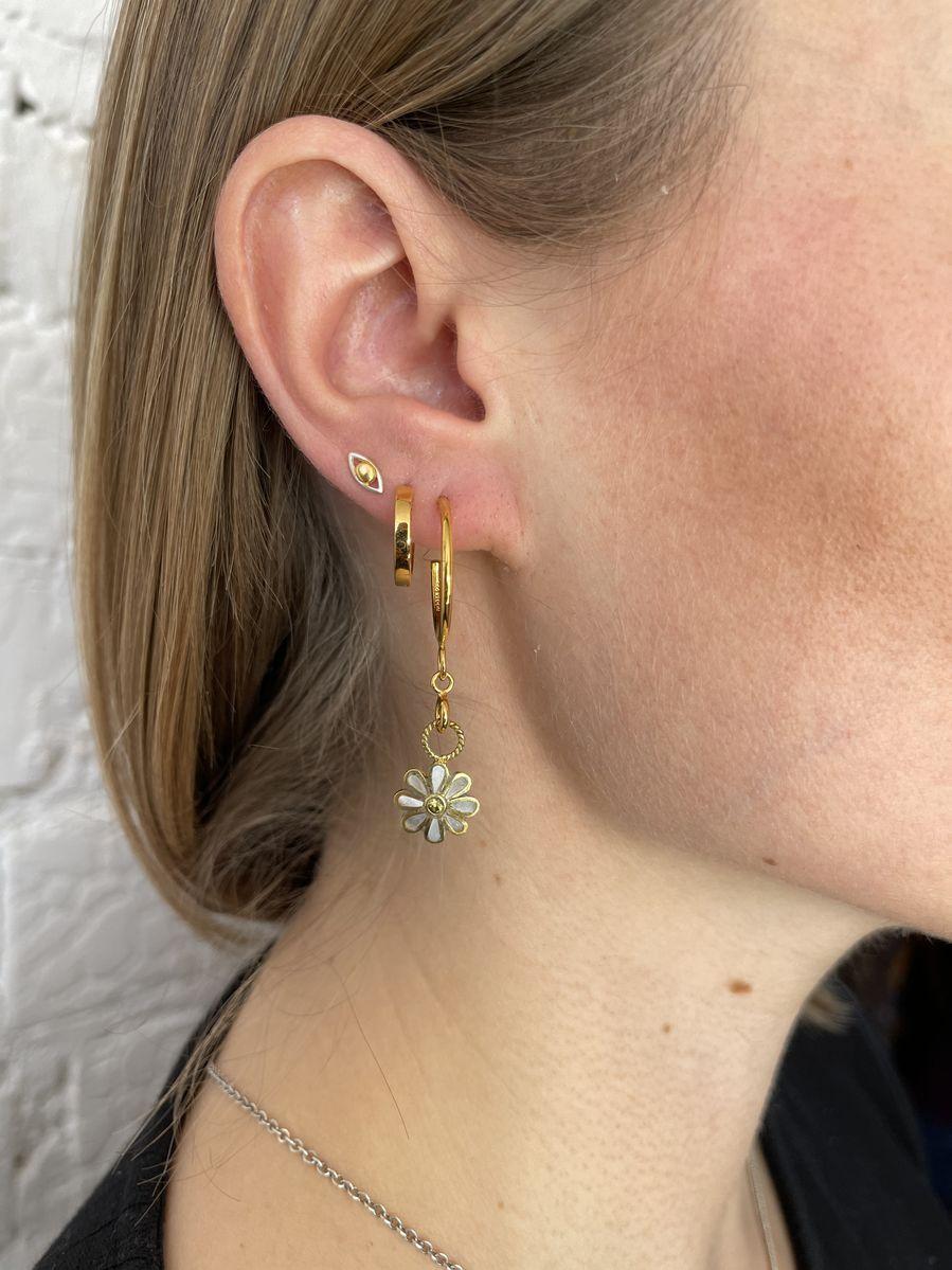 NOOSA Relic Creole classic earring gold (price per piece)