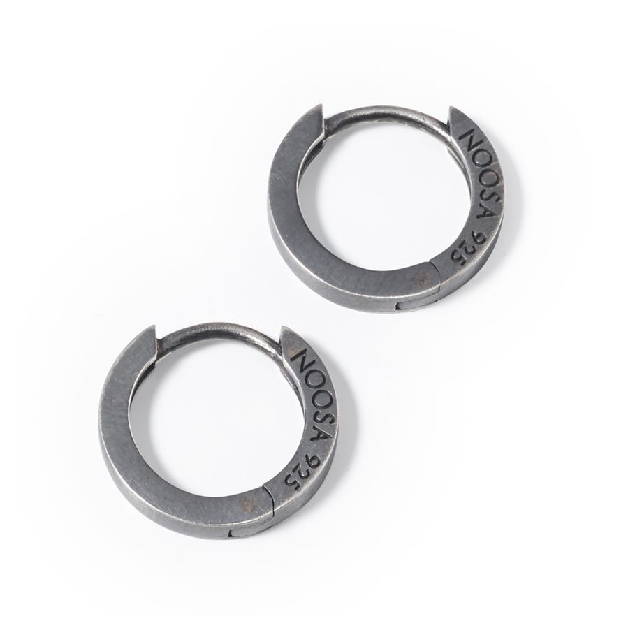 NOOSA Relic Creole Classic Earring Oxidized Silver (price Per Piece)