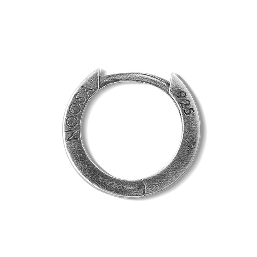 NOOSA Relic Creole Classic Earring Oxidized Silver (price Per Piece)
