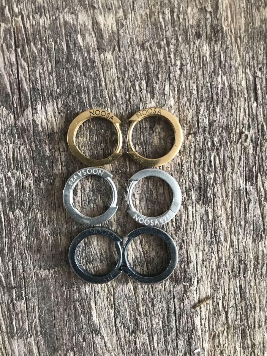 NOOSA Relic Creole Classic Earring Silver (price Per Piece)