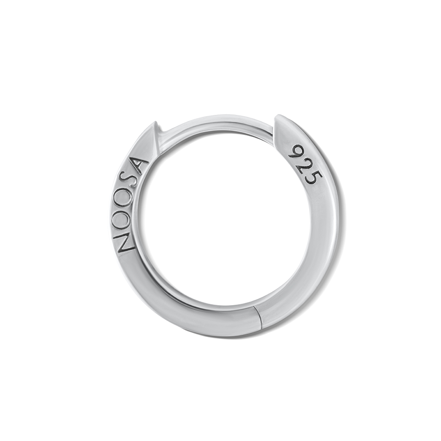 NOOSA Relic Creole Classic Earring Silver (price Per Piece)