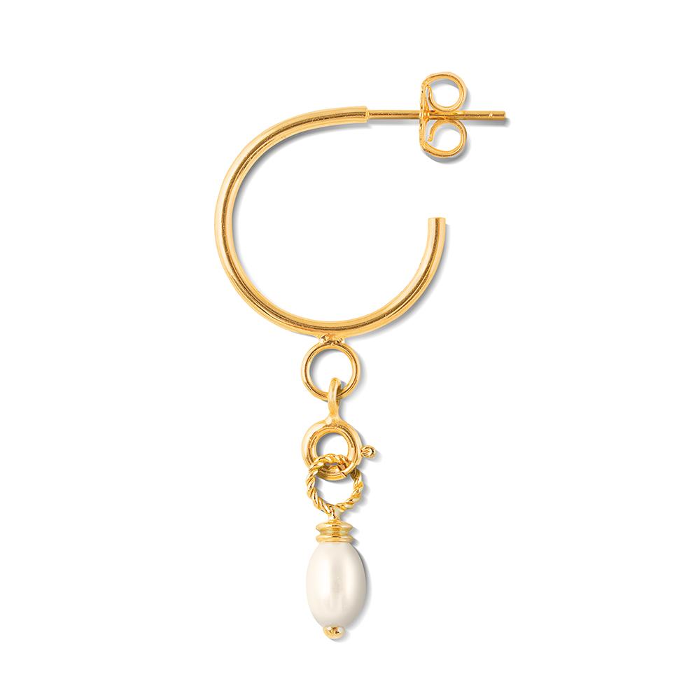 NOOSA Relic Mix & Match Classic Creole Earrings Gold-plated Silver (price Per Pair)