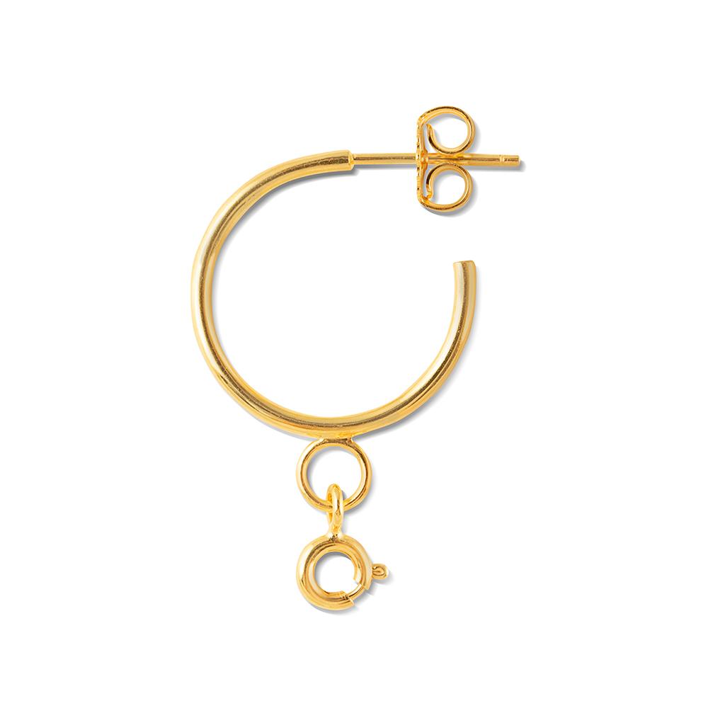 NOOSA Relic Mix & Match Classic Creole Earrings Gold-plated Silver (price Per Pair)