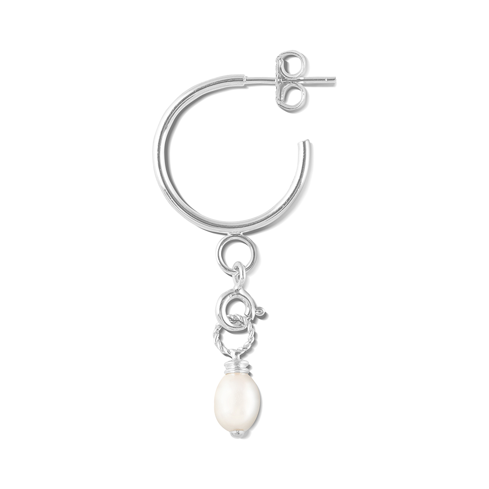 NOOSA Relic Mix & Match Classic Creole Earrings Silver (price Per Pair)