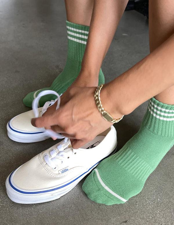 Nordic Muse Avocado Green Girlfriend Socks Le Bon Shoppe