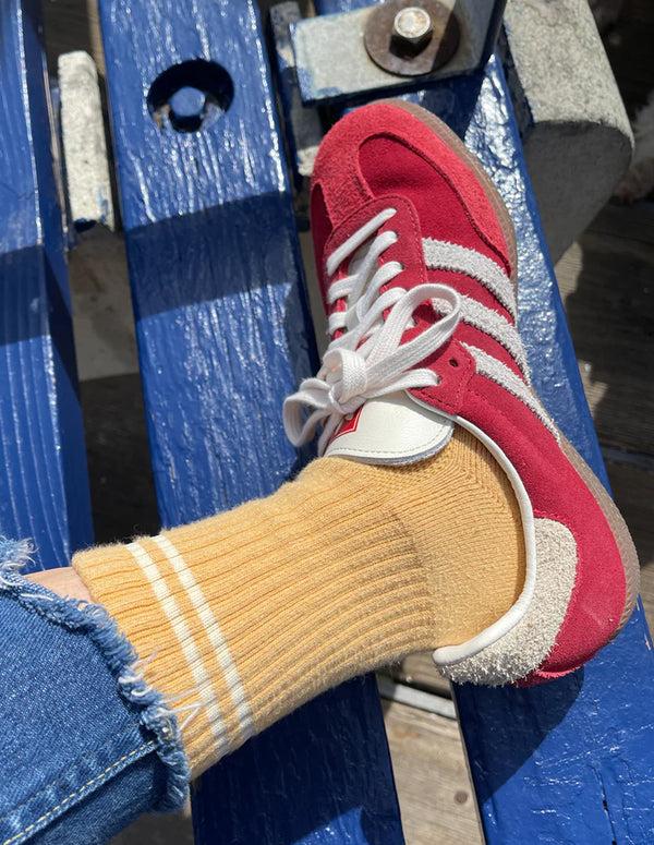 Nordic Muse Butter Yellow Boyfriend Socks Le Bon Shoppe