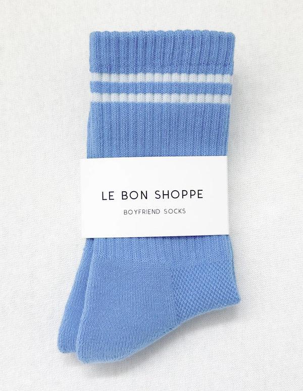 Nordic Muse French Blue Boyfriend Socks Le Bon Shoppe