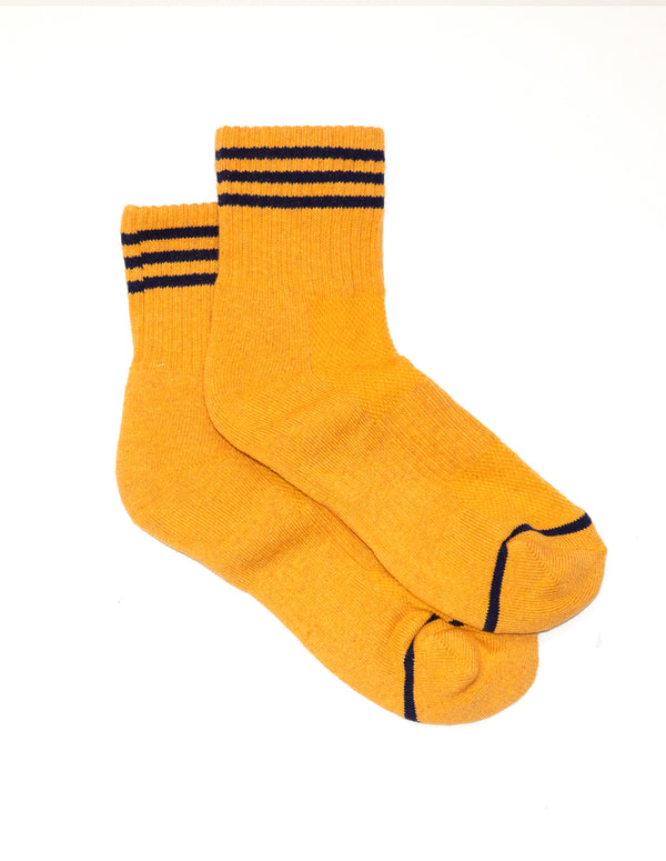 Nordic Muse Gold Cotton Girlfriend Socks Le Bon Shoppe