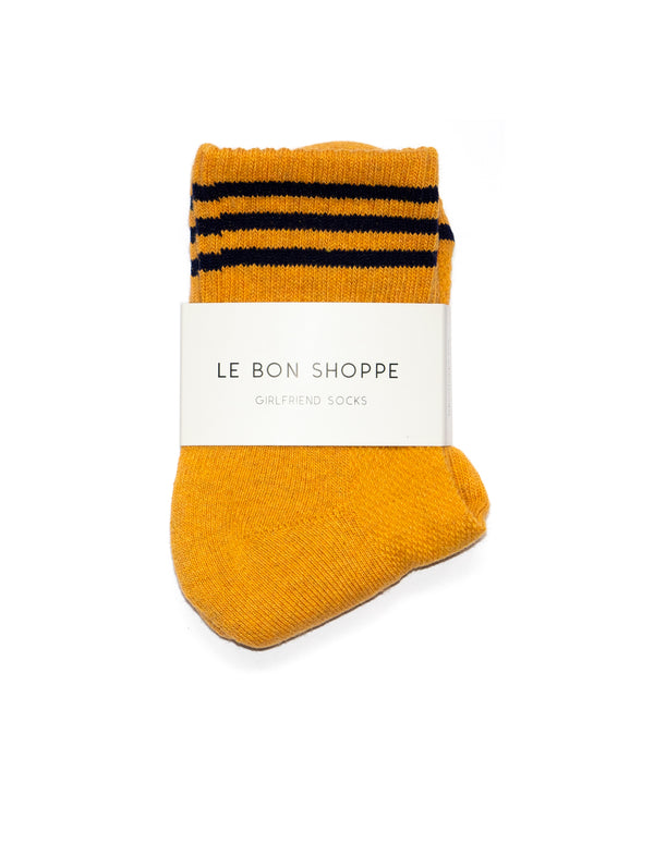 Nordic Muse Gold Cotton Girlfriend Socks Le Bon Shoppe