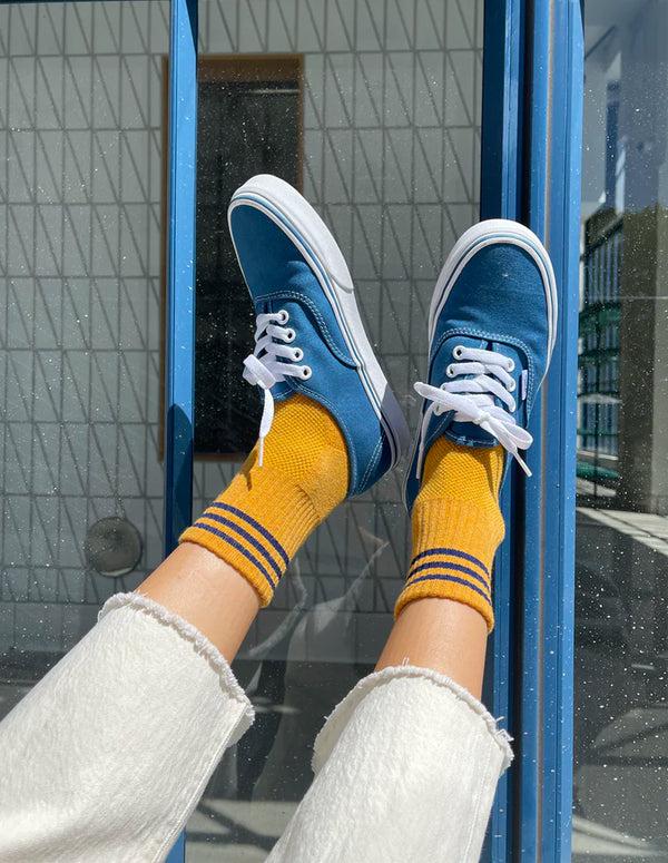 nordic muse Gold Cotton Girlfriend Socks Le Bon Shoppe
