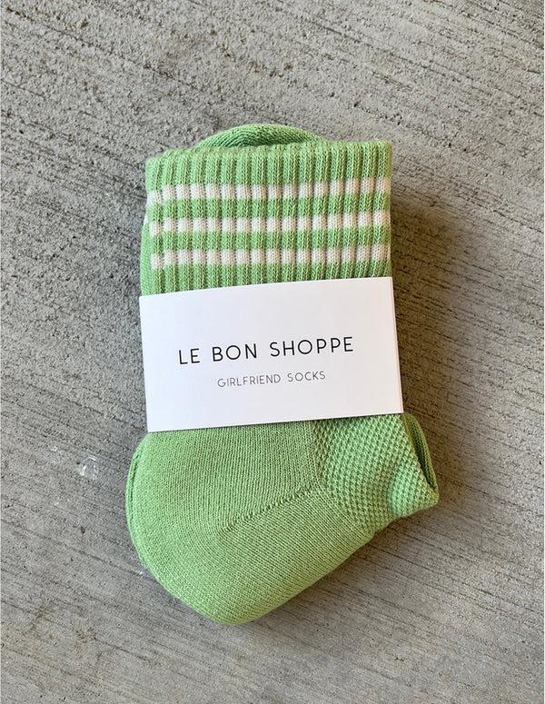 Nordic Muse Green Leaf Girlfriend Socks Le Bon Shoppe