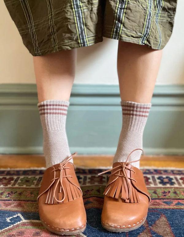 Nordic Muse Hazelwood Brown Girlfriend Socks Le Bon Shoppe