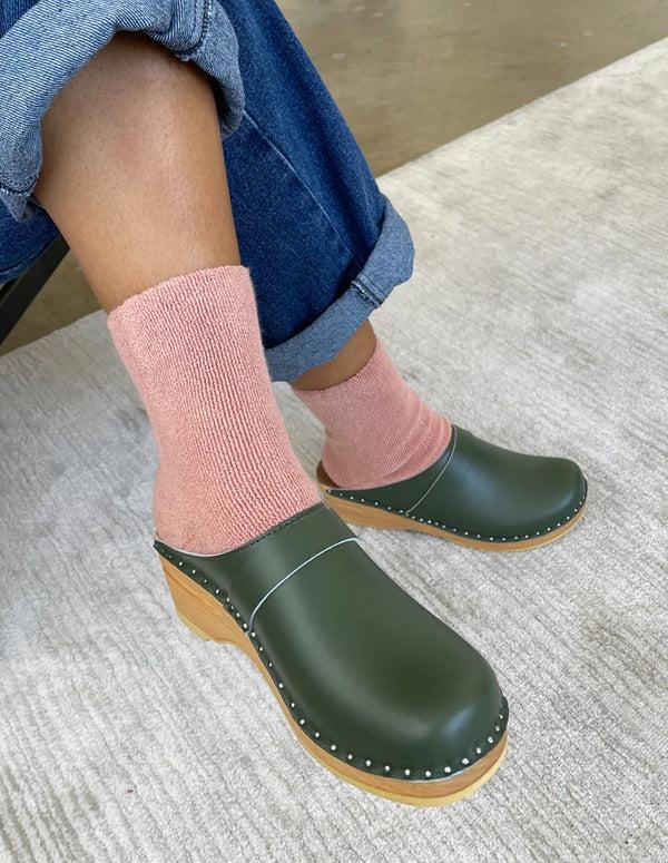 Nordic Muse Mulberry Pink Cloud Socks Le Bon Shoppe