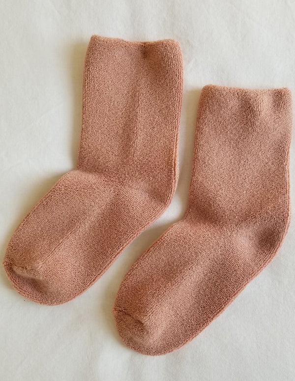 Nordic Muse Mulberry Pink Cloud Socks Le Bon Shoppe