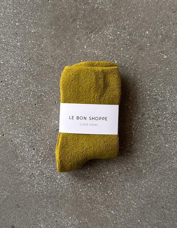nordic muse Green Olive Cloud Socks Le Bon Shoppe