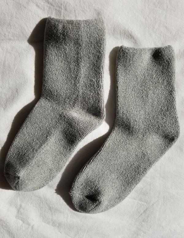 Nordic Muse Heather Grey Cloud Socks Le Bon Shoppe