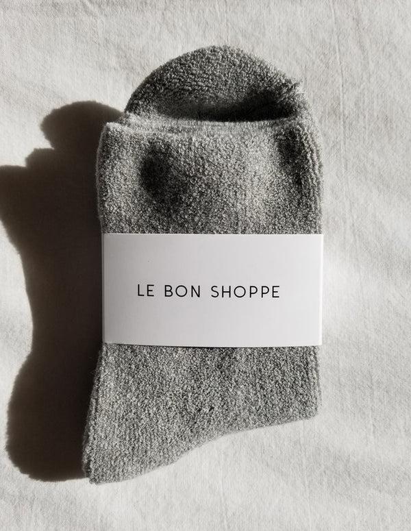 nordic muse Heather Grey Cloud Socks Le Bon Shoppe