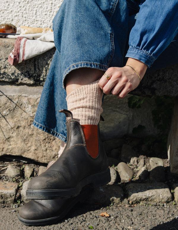 Nordic Muse Peachykeen Cottage Socks Le Bon Shoppe