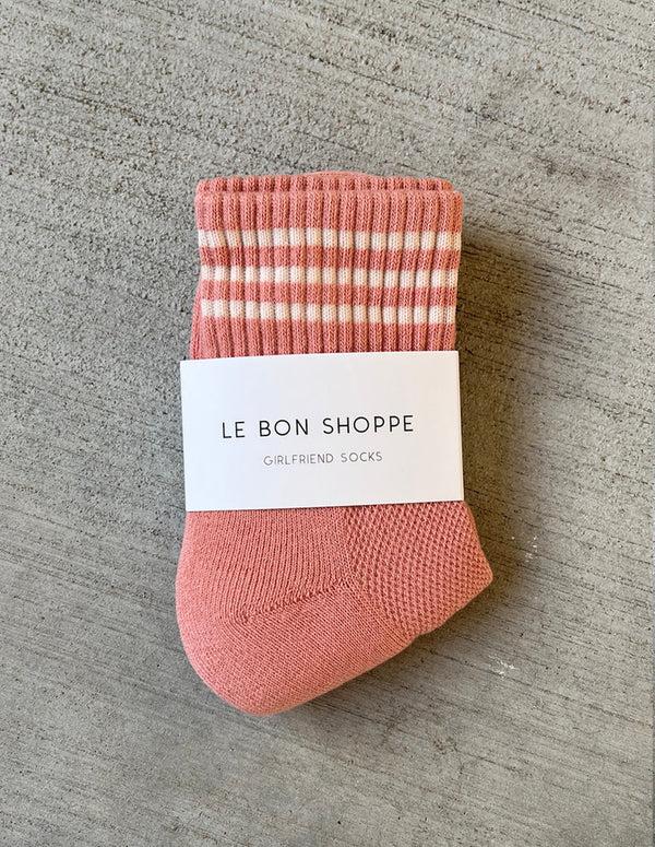 Nordic Muse Salmon Pink Girlfriend Socks Le Bon Shoppe