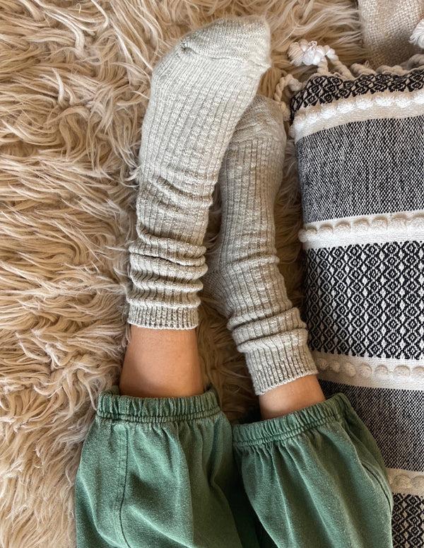 Nordic Muse Smoked Sage Cottage Socks Le Bon Shoppe