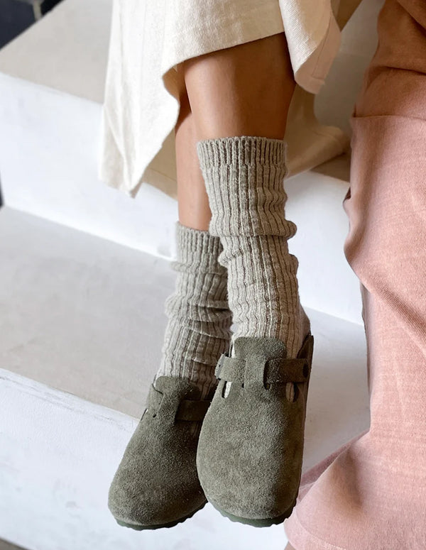 nordic muse Smoked Sage Cottage Socks Le Bon Shoppe