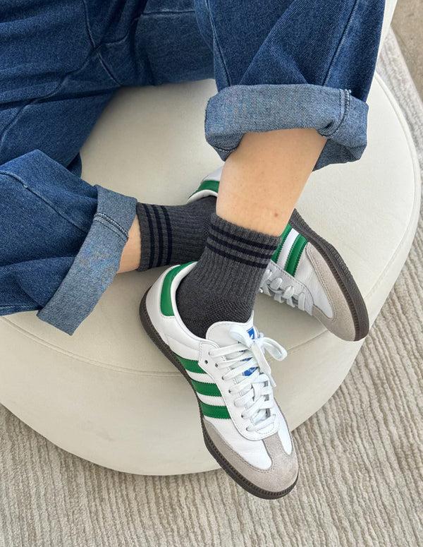 Nordic Muse Soot Cotton Girlfriend Socks Le Bon Shoppe