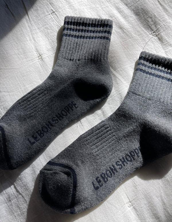 nordic muse Soot Cotton Girlfriend Socks Le bon Shoppe