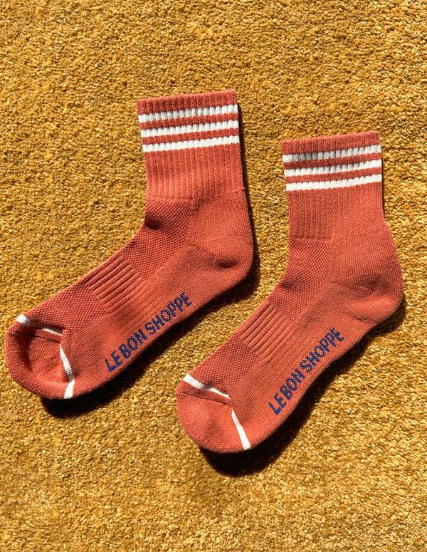Nordic Muse Terracotta Girlfriend Cotton Socks Le Bon Shoppe