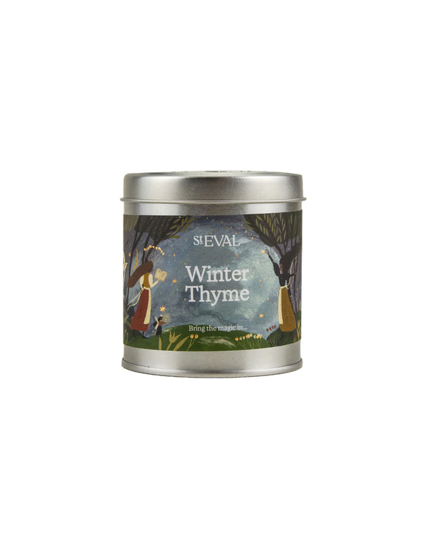 nordic muse Winter Thyme Scented Tin Candle St Eval