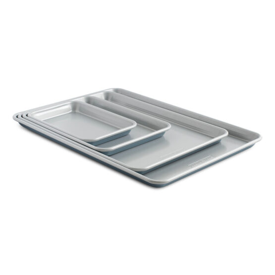 Nordic Ware 4-Piece Brilliant Bakeware Nonstick Sheet Pan Set