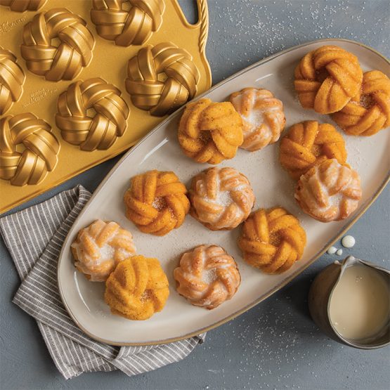 Nordic Ware 75th Anniversary Braided Mini Bundt® Pan