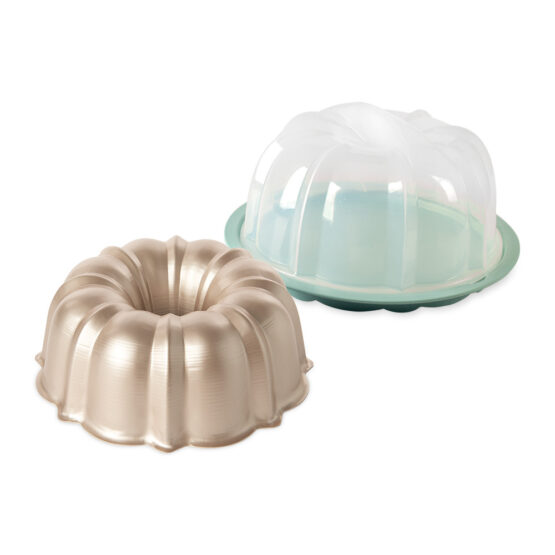 nordic ware Bundt® Pan with Translucent Cake Keeper