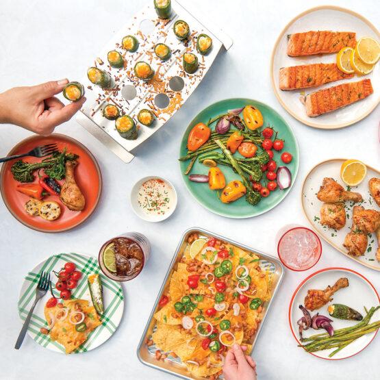 Nordic Ware Chicken Leg & Jalapeño Grilling & Roasting Rack